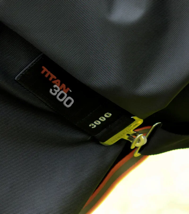 Premier Equine Titan 300g Turnout Rug With Snug-Fit Neck Cover - Black-4