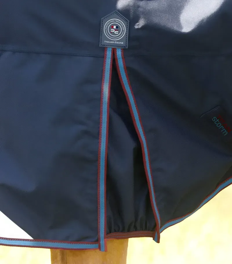 Premier Equine Titan Storm 200g Combo Turnout Rug with Snug-Fit Neck - Navy-2
