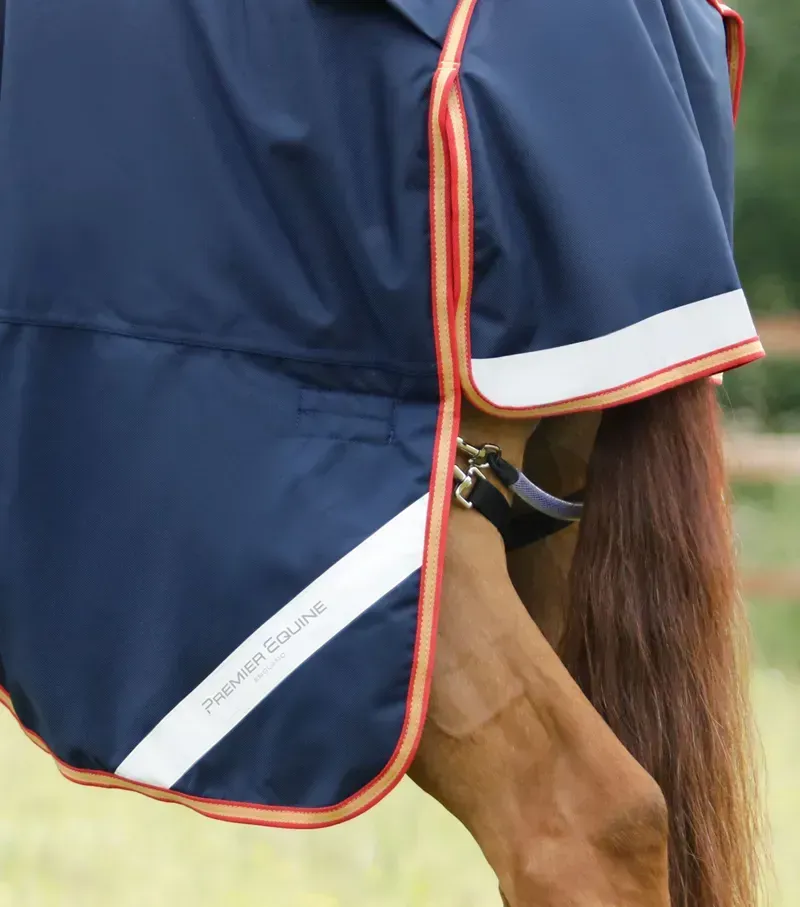 Premier Equine Titan Storm 450g Combo Turnout Rug with Snug-Fit Neck - Navy-4