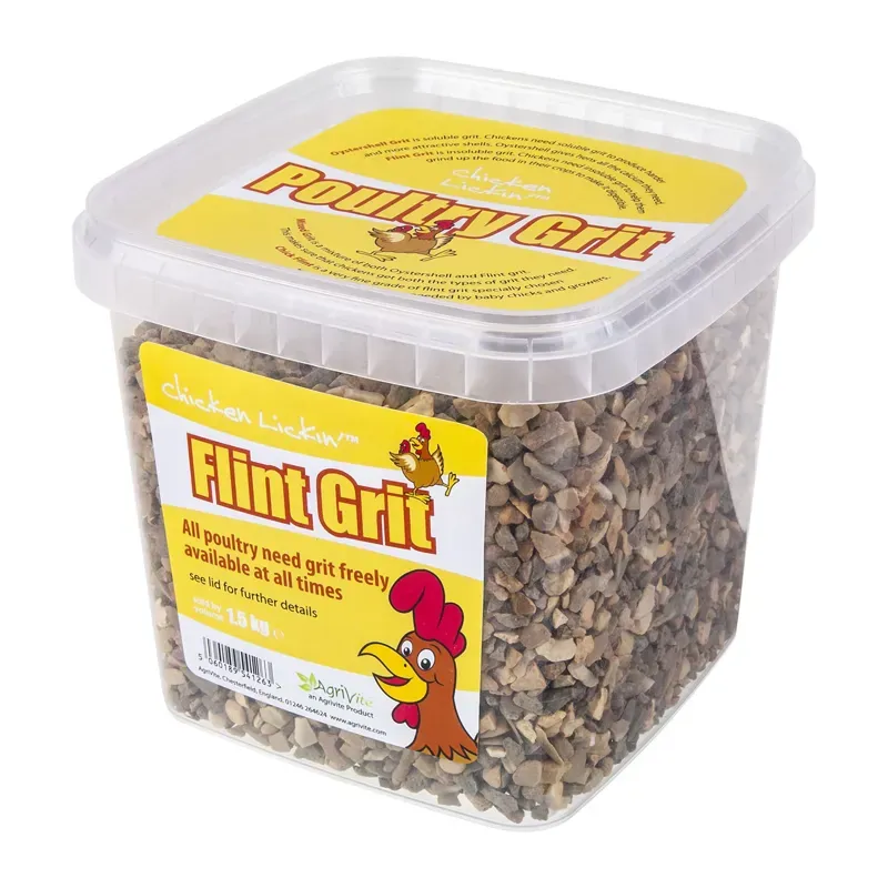Agrivite Chicken Lickin' Flint Poultry Grit - 1.5kg