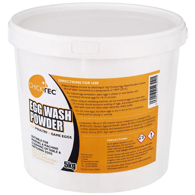 Chicktec Egg Wash Powder - 5kg
