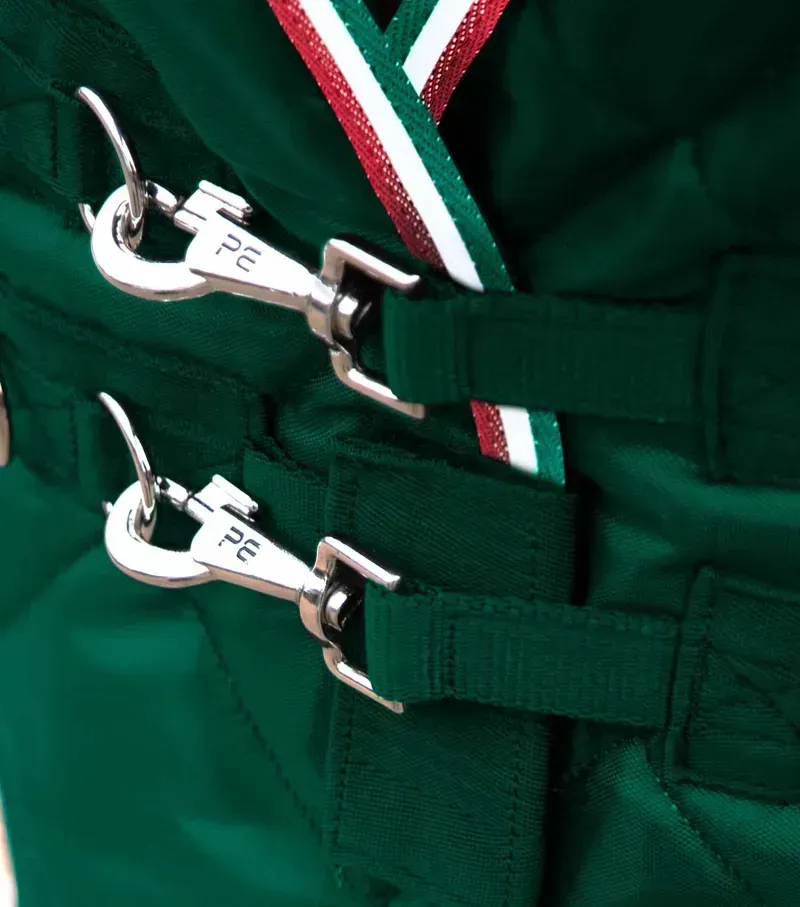 Premier Equine 100g Tuscan Stable Rug - Green-3