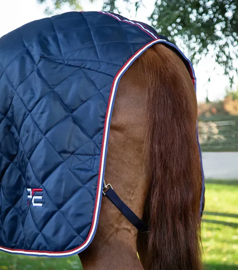 Premier Equine 100g Tuscan Stable Rug - Navy-4