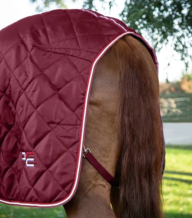 Premier Equine 100g Tuscan Stable Rug - Burgundy-2