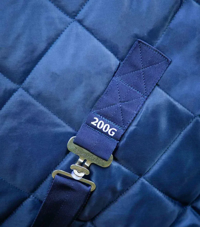 Premier Equine 200g Tuscan Stable Rug - Navy-4