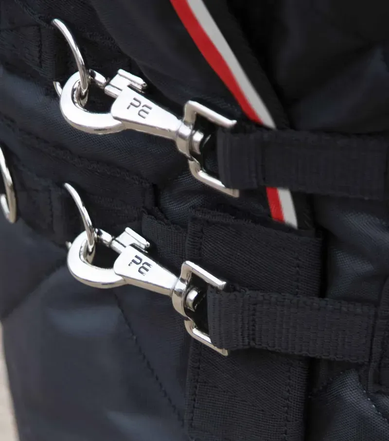 Premier Equine Tuscan Stable Rug 100g - Black-2