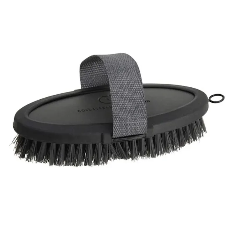 Coldstream Faux Leather Body Brush - Charcoal/Black