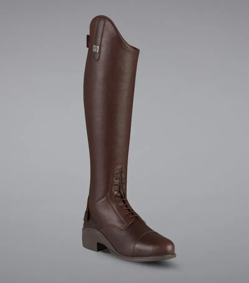 Premier Equine Ladies Regular Vallardi Leather Field Tall Riding Boot - Brown