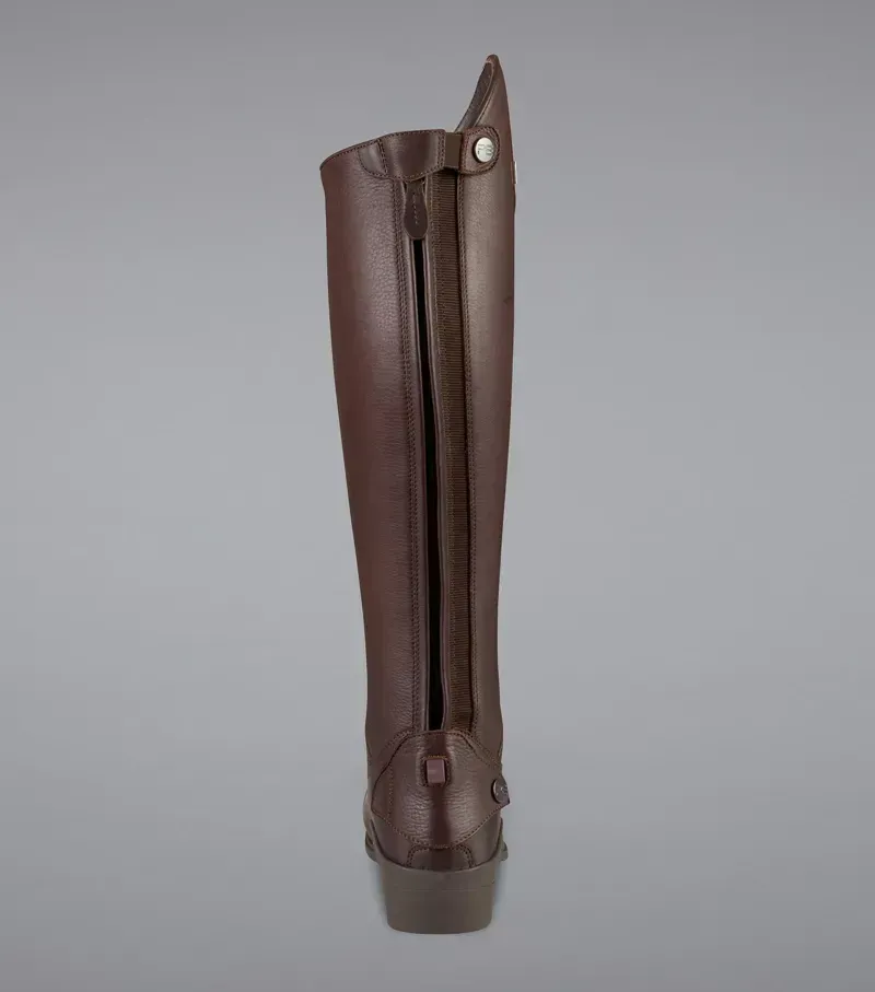 Premier Equine Ladies Regular Vallardi Leather Field Tall Riding Boot - Brown-2