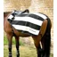 Premier Equine Vellus Horse Fleece Exercise Rug - Black/White