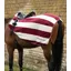 Premier Equine Vellus Horse Fleece Exercise Rug - Burgundy/White