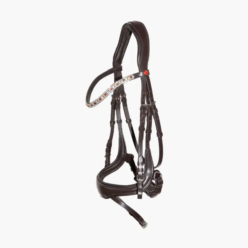 Kieffer Viola Snaffle Bridle - Brown