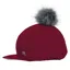 Hy Sport Active Hat Silk With Interchangeable Pom Pom - Vivid Merlot