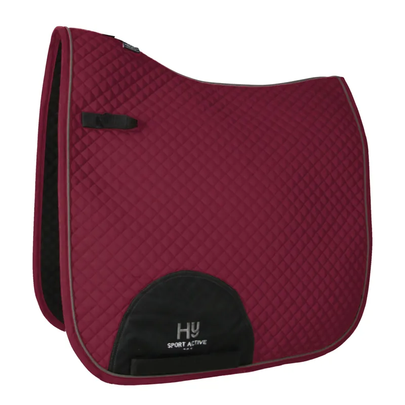 Hy Sport Active Dressage Saddle Pad - Vivid Merlot
