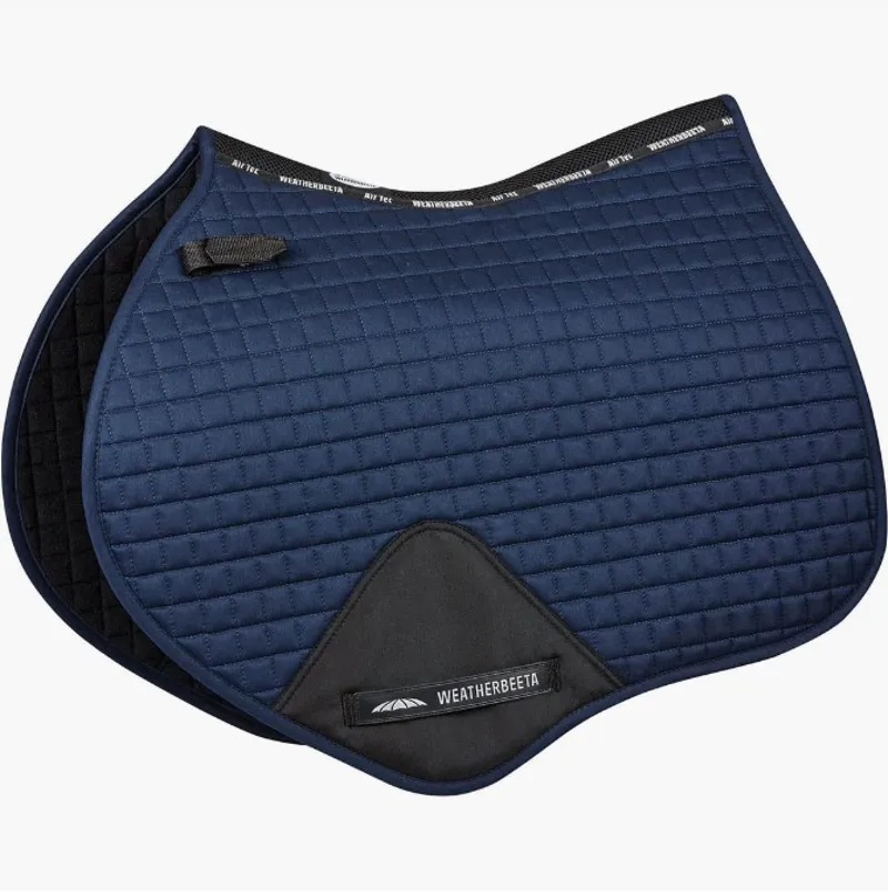 WeatherBeeta Prime Jump Shaped Saddle Pad - Navy