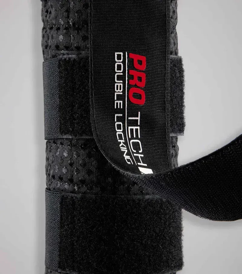 Premier Equine Waffle Quilted Double Locking Tail Guard - Black-3