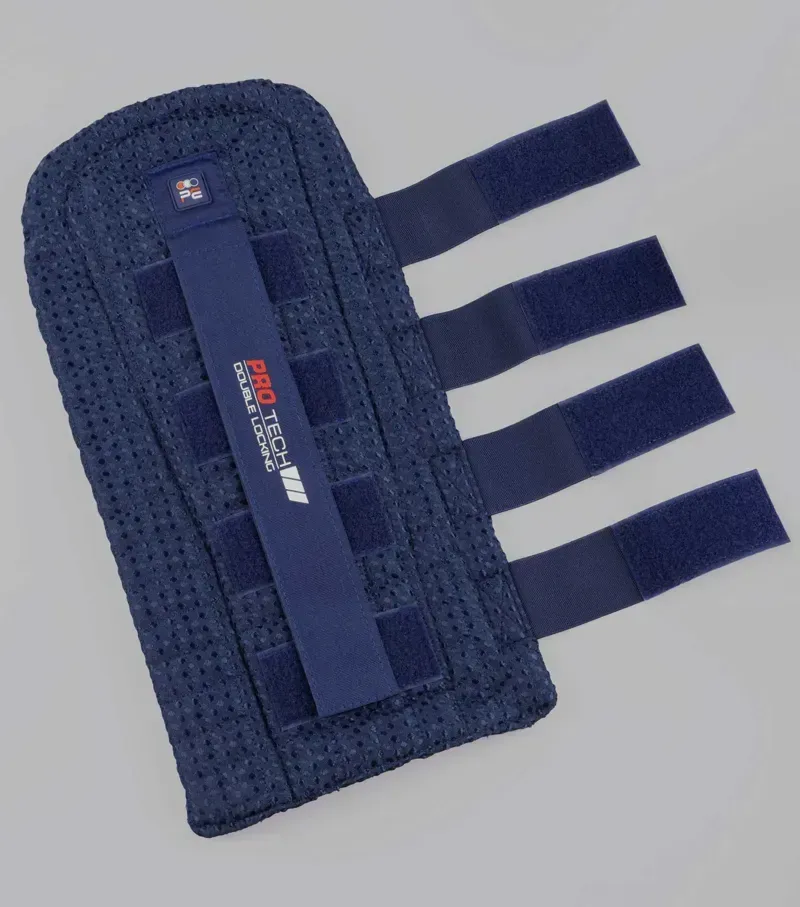 Premier Equine Waffle Quilted Double Locking Tail Guard - Navy-1