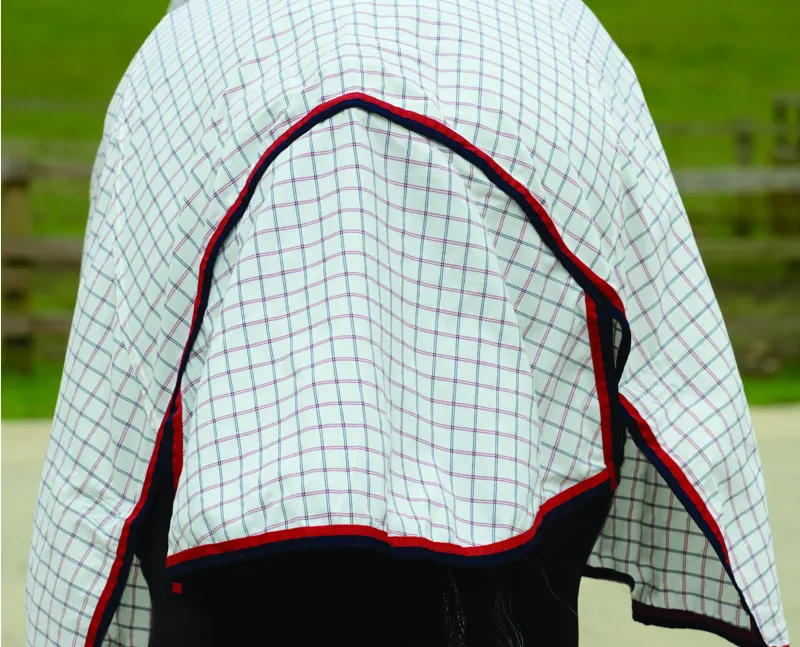 WeatherBeeta Summer Sheet Lite IV Combo Neck - White/Navy/Red-2