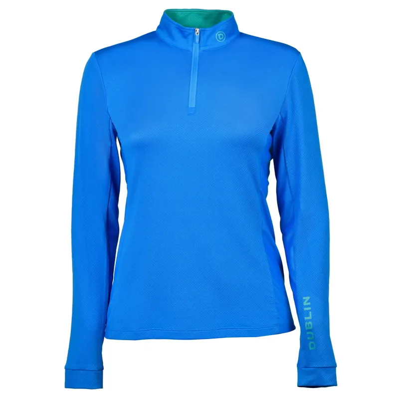 Dublin Airflow Long Sleeve Ladies Top - Ocean