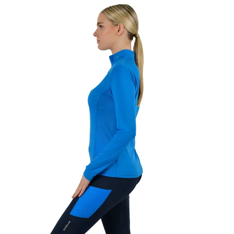 Dublin Airflow Long Sleeve Ladies Top - Ocean-4
