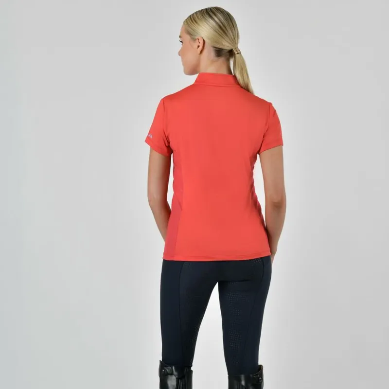 Dublin Airflow Short Sleeve Top - Coral-2