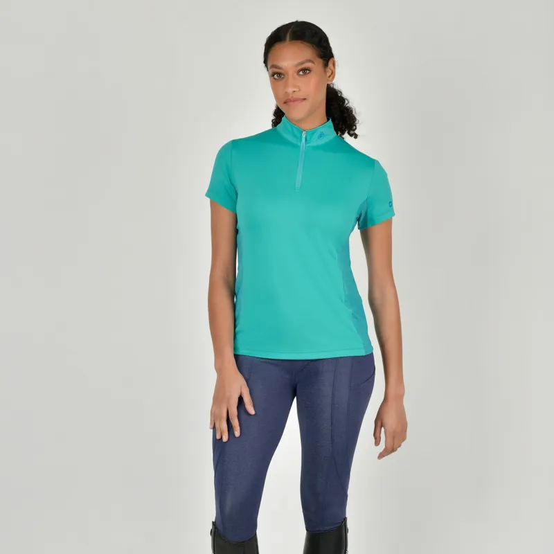 Dublin Airflow Short Sleeve Top - Jade-1