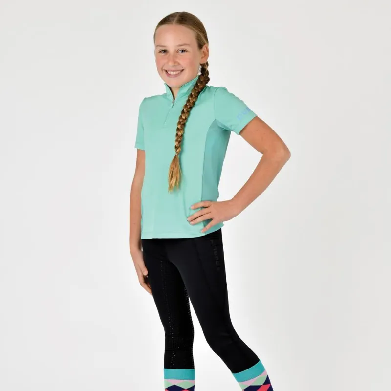 Dublin Airflow Children's Short Sleeve Top - Mint-2