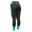 Dublin Power Performance Mid Rise Colour Block Tights - Aqua
