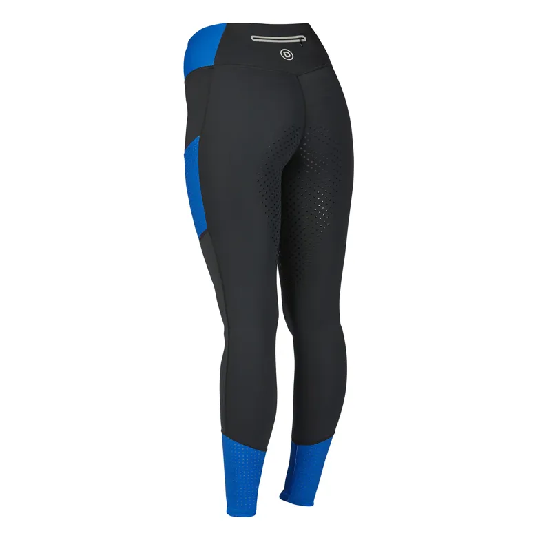 Dublin Power Performance Mid Rise Colour Block Tights - Ink/Ocean-1