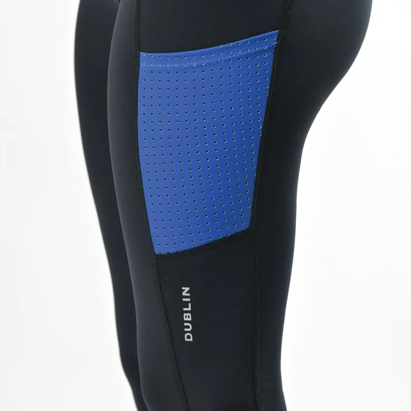 Dublin Power Performance Mid Rise Colour Block Tights - Ink/Ocean-2