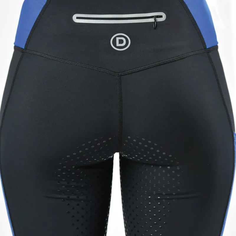 Dublin Power Performance Mid Rise Colour Block Tights - Ink/Ocean-3