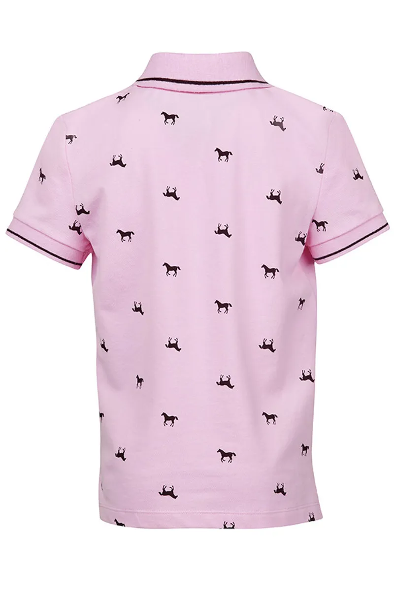 Dublin Elyse Children's Short Sleeve Polo Shirt - Orchid Pink-1