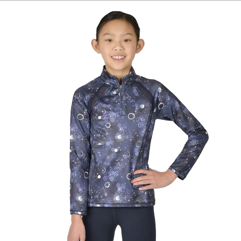 Dublin Meagan Children's Long Sleeve Shirt - Starry Print
