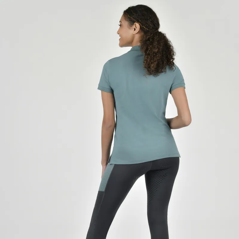 Dublin Curve Lauren Short Sleeve Polo - Sage-1