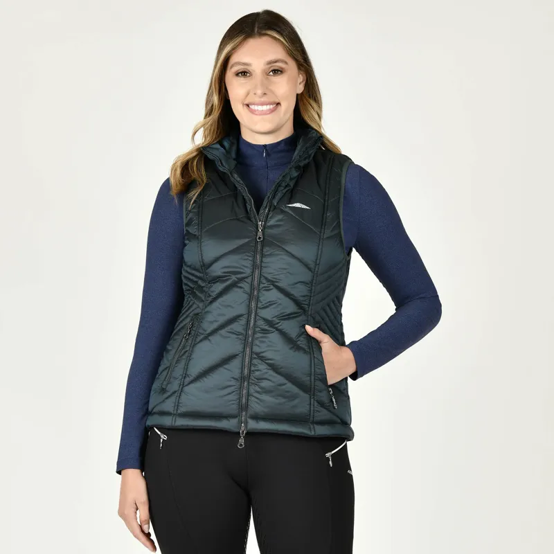 WeatherBeeta Presley Ladies Puffer Vest - Pine