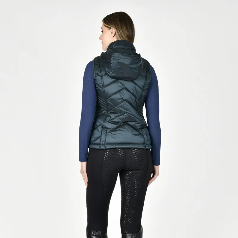 WeatherBeeta Presley Ladies Puffer Vest - Pine-2