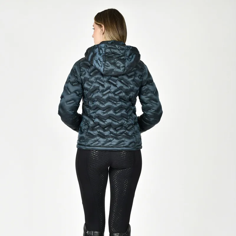 WeatherBeeta Georgia Ladies Puffer Jacket - Pine-1