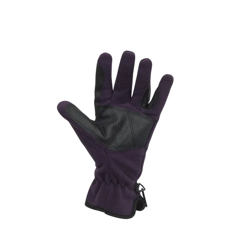Dublin Polar Fleece Riding Gloves - Purple-1