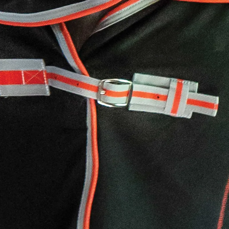 WeatherBeeta Therapy-Tec Fleece Combo Neck - Black/Silver/Red-3