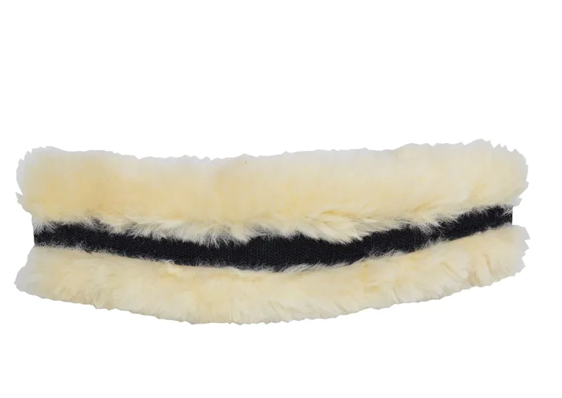 Collegiate Comfitec Bridle Replacement Sheepskin - White