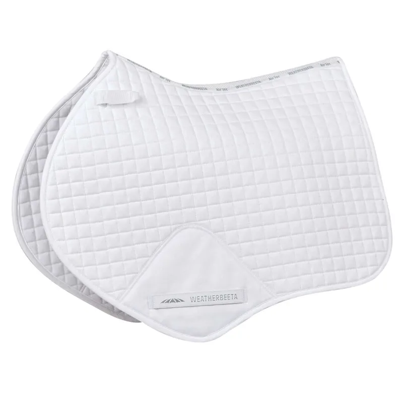 WeatherBeeta Prime Jump Shaped Saddle Pad - White