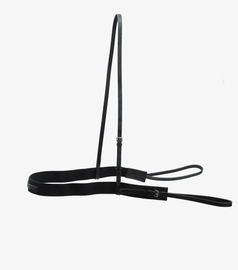 Premier Equine Zimella Elastic Breastgirth - Black-2